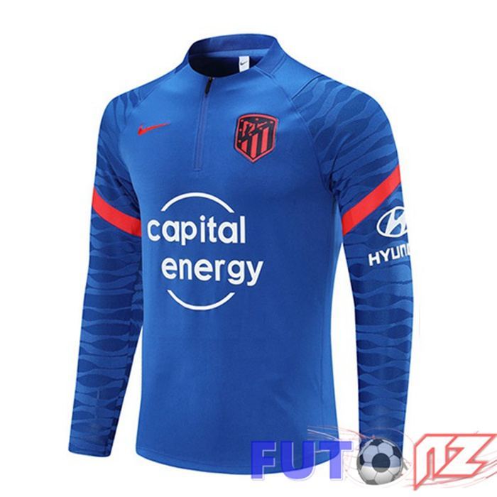 Sudadera De Entrenamiento Atletico Madrid Azul 2021/2022