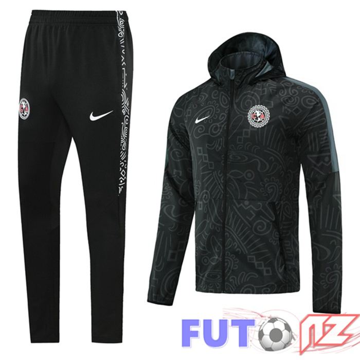 Rompevientos Chandal Futbol Club America Negro 2021/2022