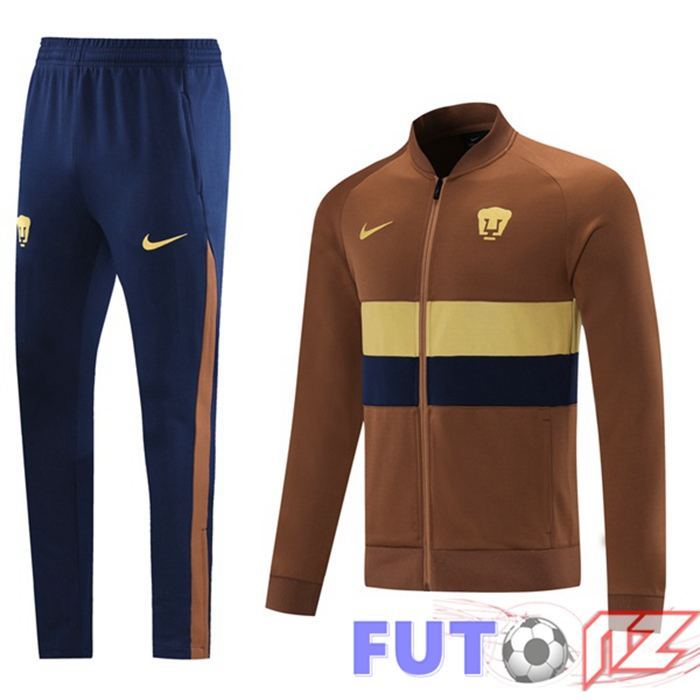 Chandal Futbol - Chaqueta Pumas UNAM Amarillo 2021/2022