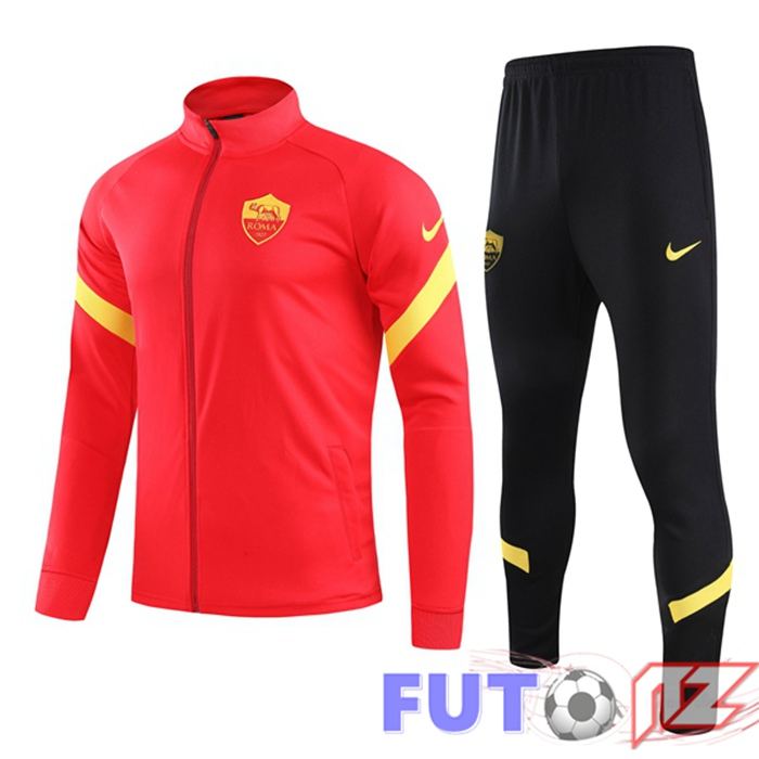 Chandal Futbol - Chaqueta AS Roma Rojo 2021/2022