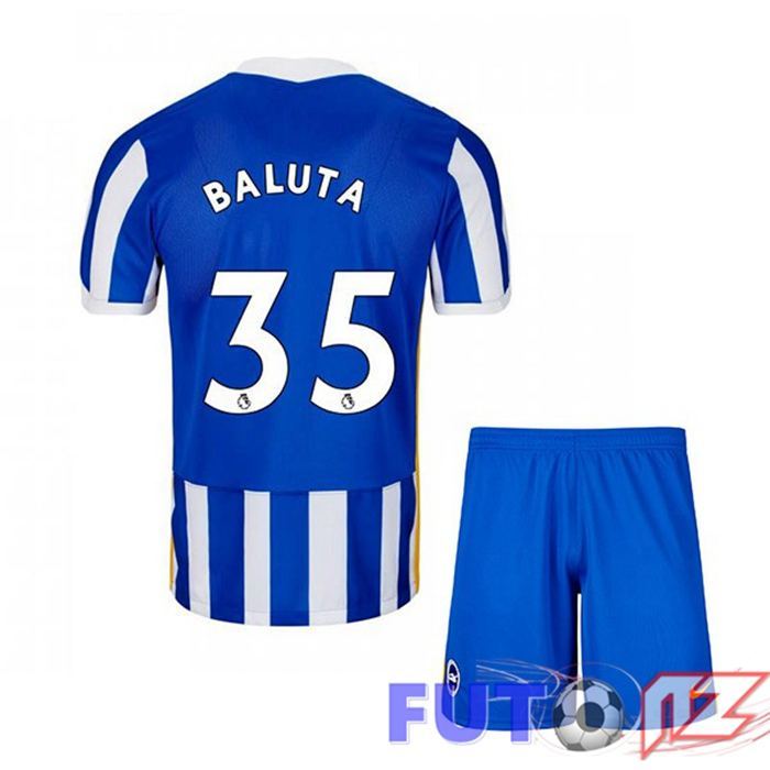 Camiseta Brentford FC (BALUTA 35) Ninos Primera Azul/Blanco 2021/22