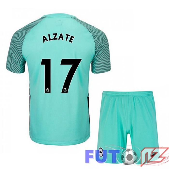 Camiseta Brentford FC (ALZATE 17) Ninos Segunda Verde 2021/22