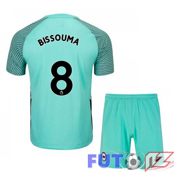 Camiseta Brentford FC (BISSOUMA 8) Ninos Segunda Verde 2021/22