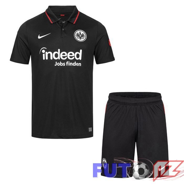 Camiseta Eintracht Frankfurt Ninos Primera Negro 2021/22