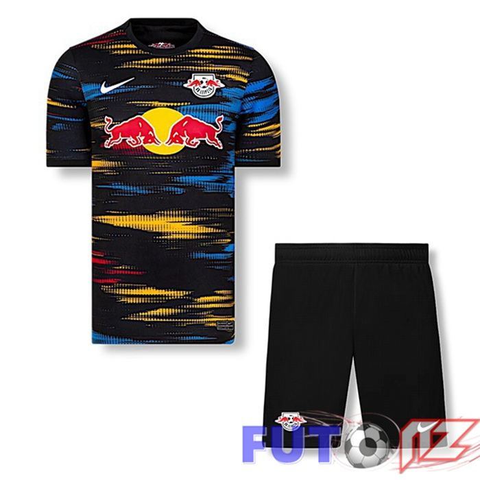 Camiseta RB Leipzig Ninos Segunda Amarillo/Azul 2021/22