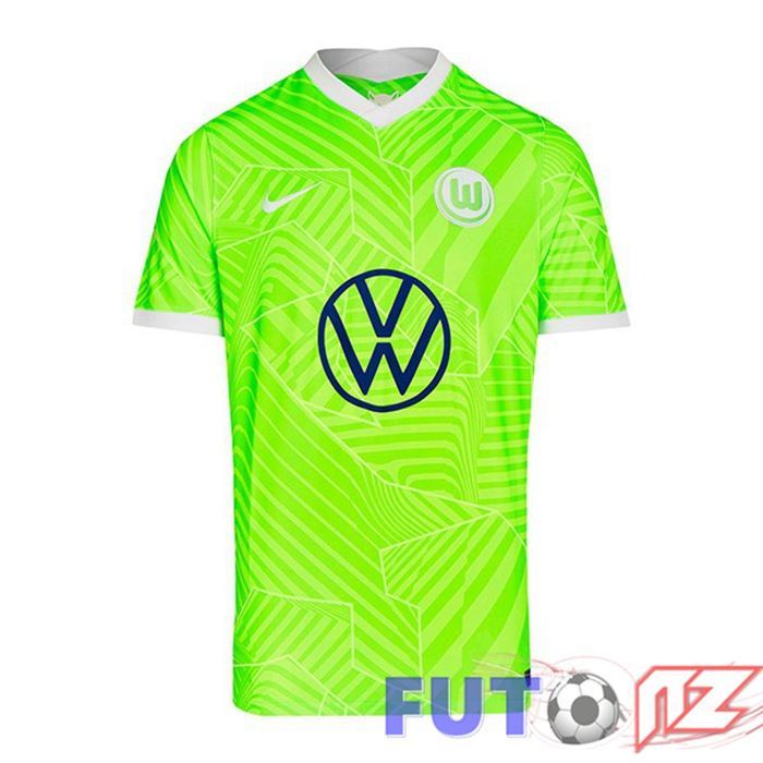 Camiseta Vfl Wolfsburg Primera Verde 2021/22
