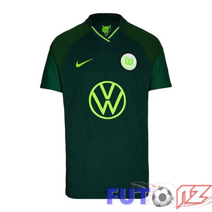 Camiseta Vfl Wolfsburg Segunda Verde 2021/22