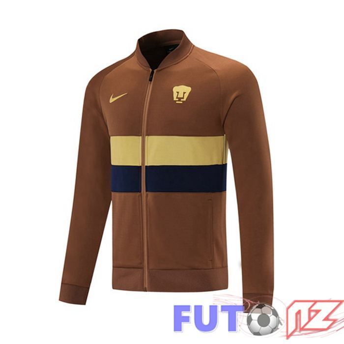 Chaquetas Futbol Pumas UNAM Amarillo 2021/2022