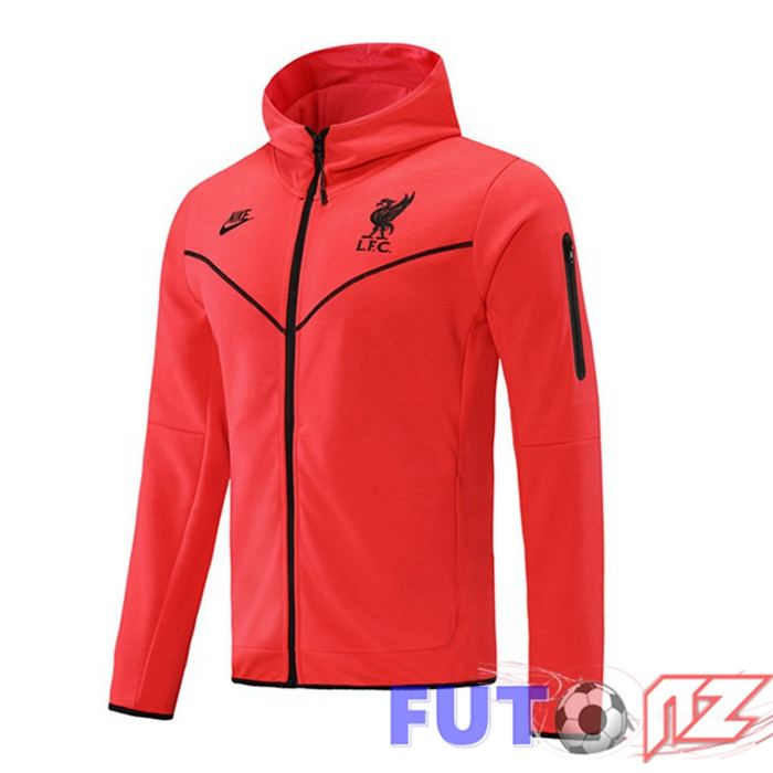 Chaqueta Con Capucha FC Liverpool Naranja 2021/2022