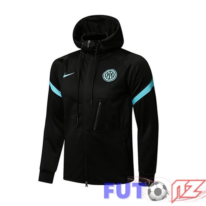 Chaqueta Con Capucha Inter Milan Negro 2021/2022