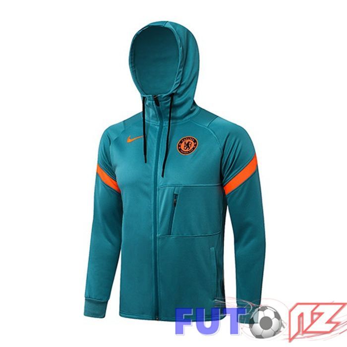 Chaqueta Con Capucha FC Chelsea Azul 2021/2022