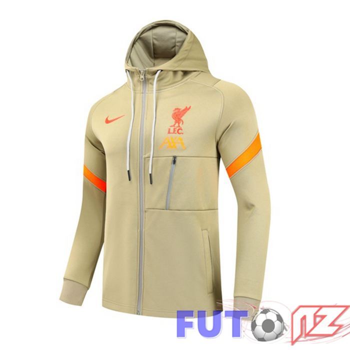 Chaqueta Con Capucha FC Liverpool Amarillo 2021/2022