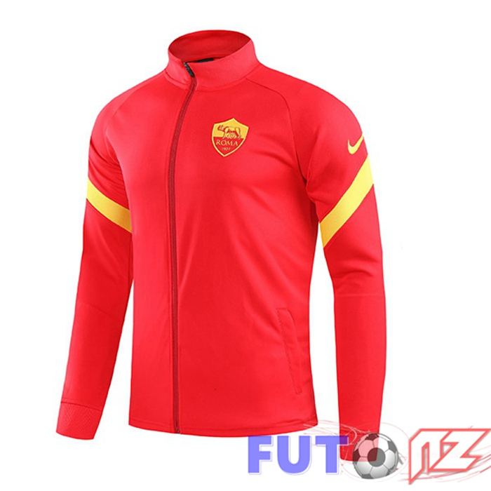 Chaquetas Futbol AS Roma Rojo 2021/2022 Chaquetas Futbol AS Roma Rojo 2021/2022