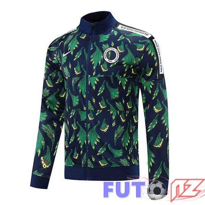 Chaquetas Futbol Nigeria Negro Verde 2021/2022 Chaquetas Futbol Nigeria Negro Verde 2021/2022