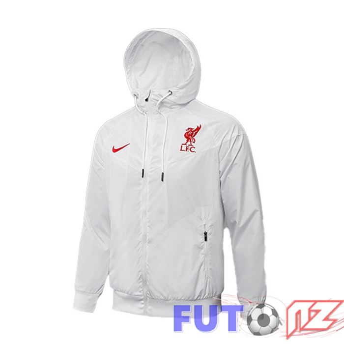 Chaqueta Con Capucha FC Liverpool Blanco 2021/2022