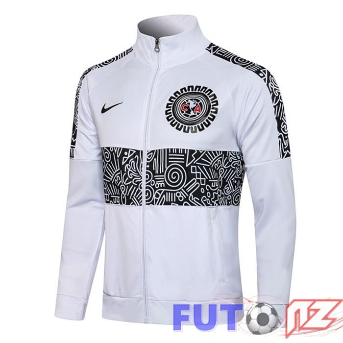 Chaquetas Futbol Club America Blanco 2021/2022 Chaquetas Futbol Club America Blanco 2021/2022