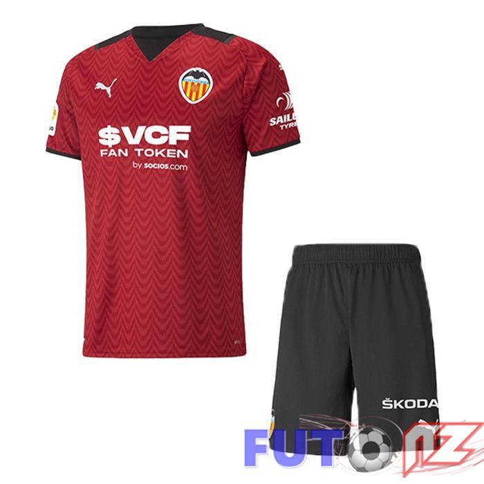 Camiseta Valencia CF Ninos Segunda 21/22