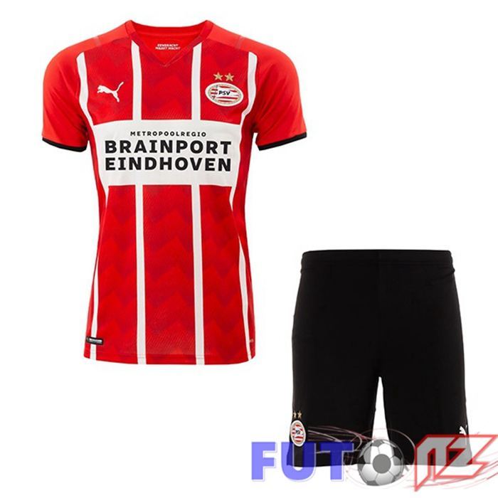 Camiseta PSV Eindhoven Ninos Primera 2021/22