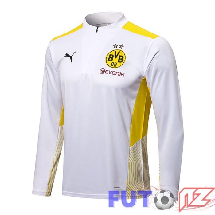 Sudadera De Entrenamiento Dortmund BVB Blanco 2021/2022
