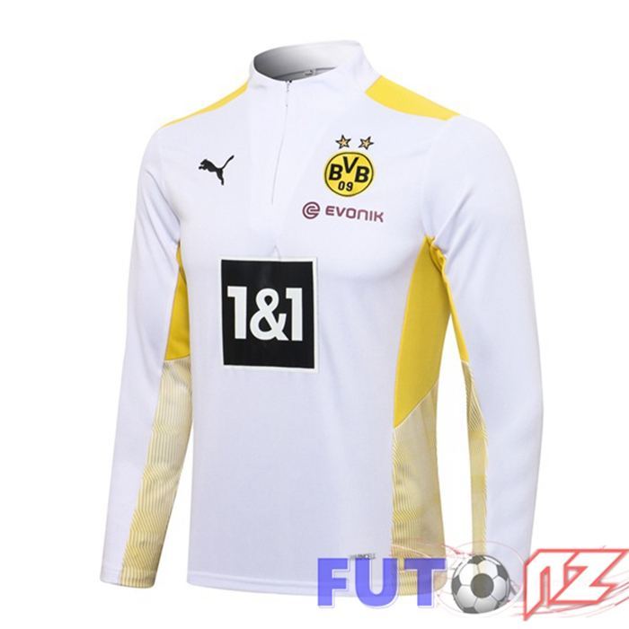 Sudadera De Entrenamiento Dortmund BVB Blanco 2021/2022