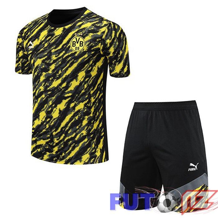 Camiseta Entrenamiento Dortmund BVB + Cortos Amarillo Negro 2021/2022