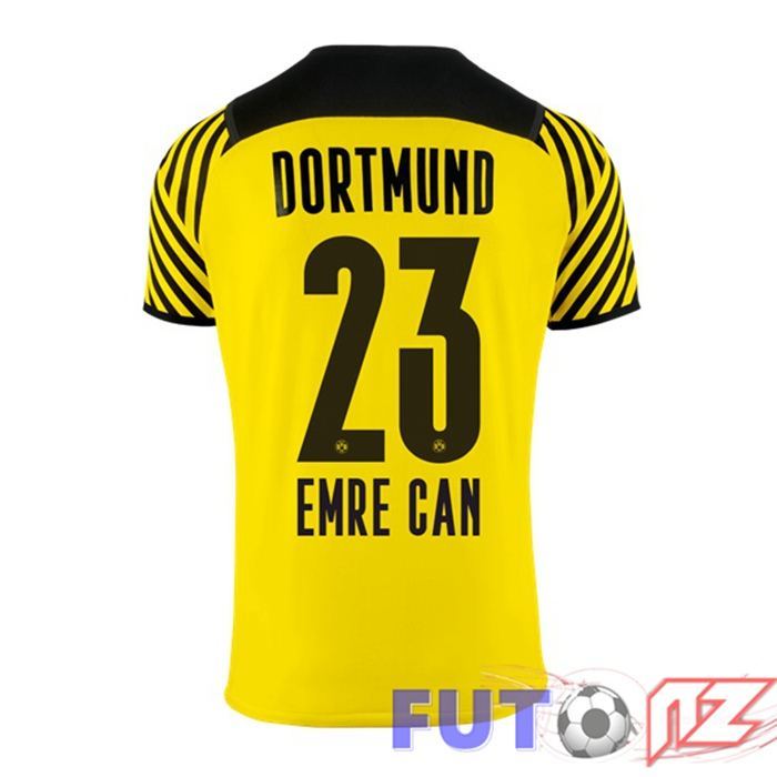 Camiseta Dortmund BVB (Emre Can 23) Mujer Primera Amarillo 2021/22