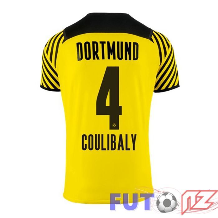 Camiseta Dortmund BVB (Coulibaly 4) Mujer Primera Amarillo 2021/22