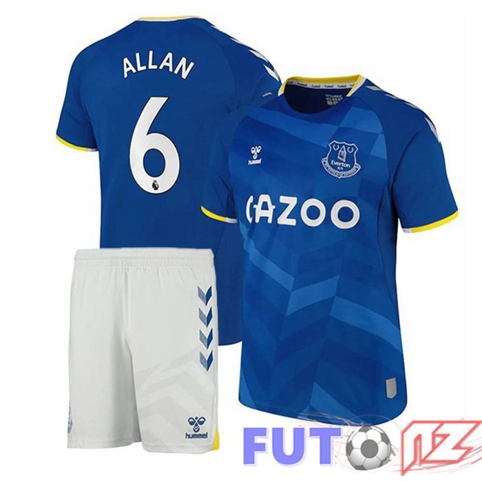 Camiseta Everton (Allan 6) Ninos Primera Azul 2021/22