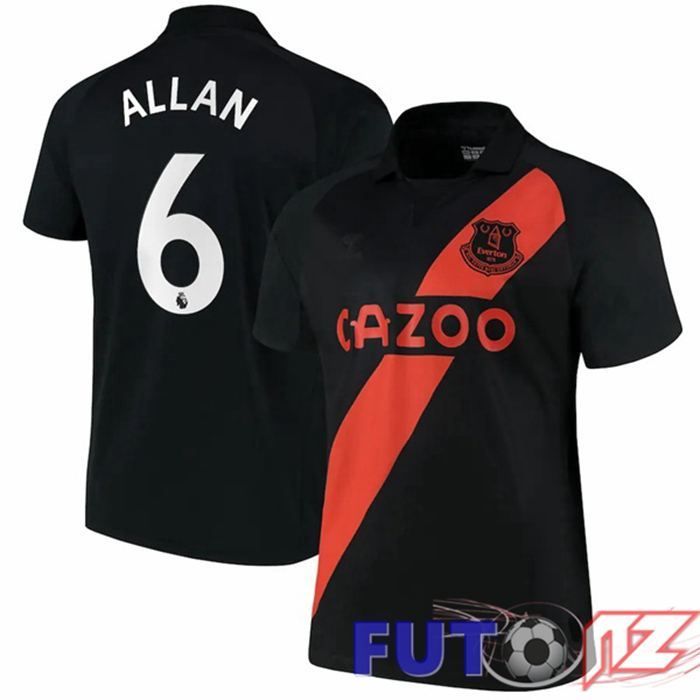 Camiseta Everton (Allan 6) Segunda Negro 2021/22