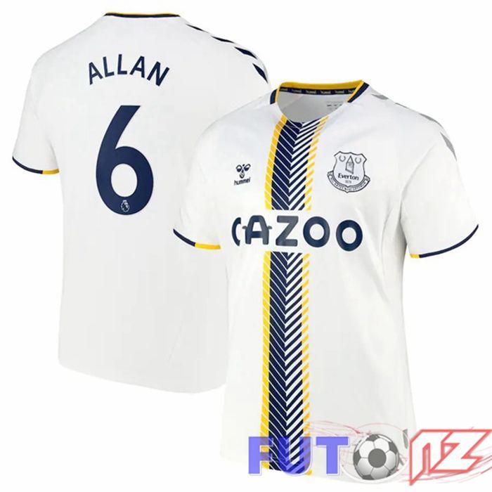 Camiseta Everton (Allan 6) Tercera Blanco 2021/22