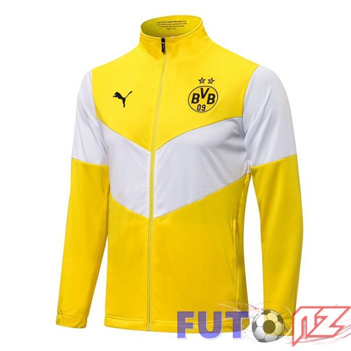 Chaquetas Futbol Dortmund BVB Amarillo Blanco 2021/2022