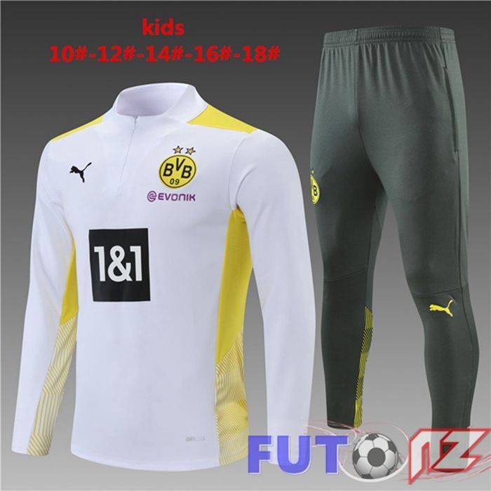 Chandal Futbol Ninos Dortmund BVB Blanco 2021/2022