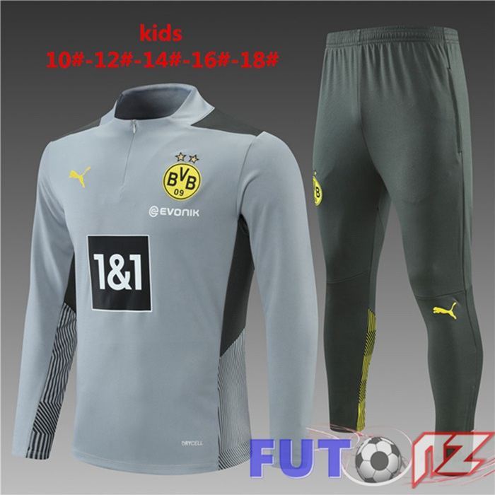 Chandal Futbol Ninos Dortmund BVB Gris 2021/2022
