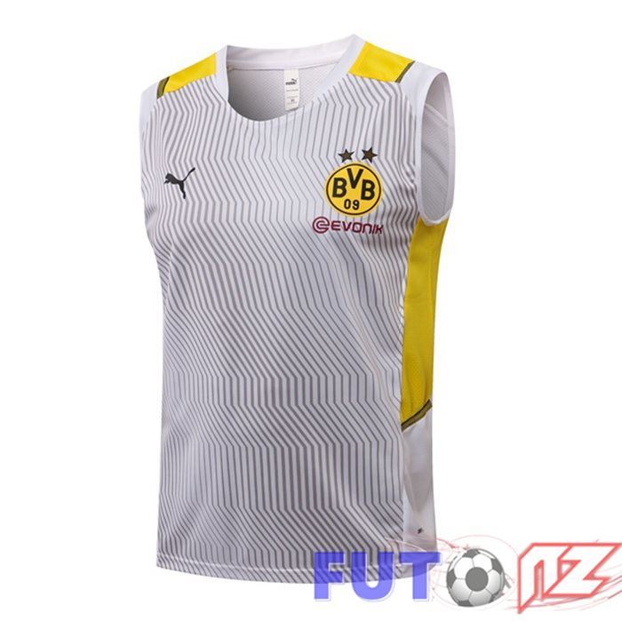 Chalecos De Futbol Dortmund BVB Blanco 2021/2022
