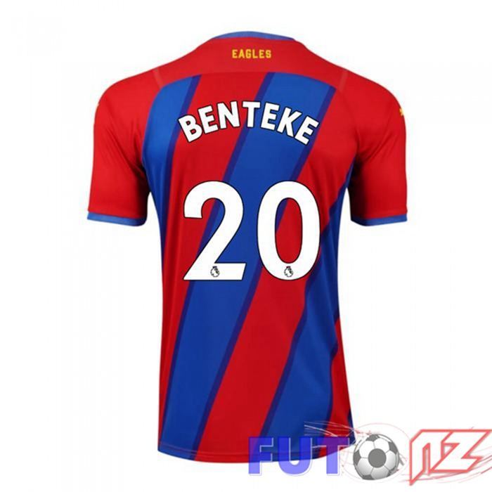 Camiseta Crystal Palace (BENTEKE 20) Primera Rojo/Azul 2021/22