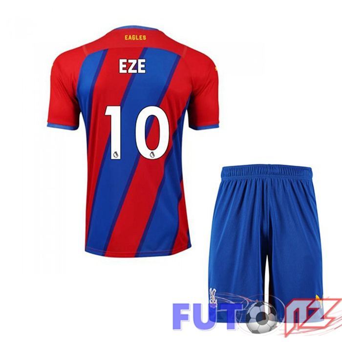 Camiseta Crystal Palace (EZE 10) Ninos Primera Rojo/Azul 2021/22