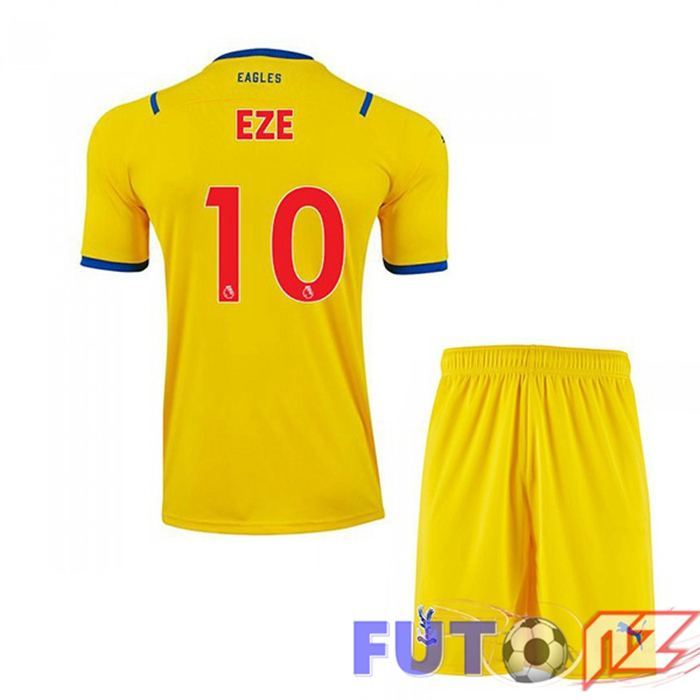 Camiseta Crystal Palace (EZE 10) Ninos Segunda Amarillo 2021/22