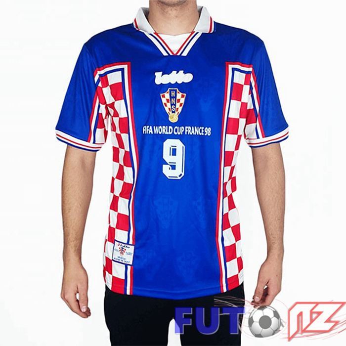 Camiseta Croacia Retro Segunda 1998