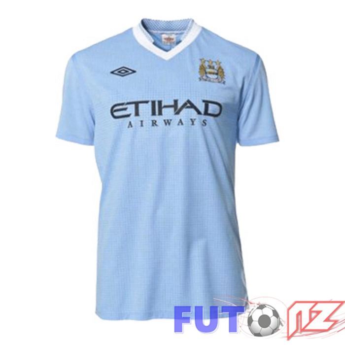 Camiseta Manchester City Retro Primera Azul 2011-2012