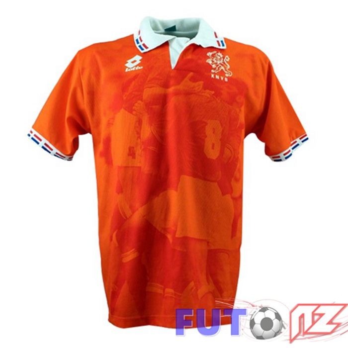 Camiseta Países Bajos Retro Primera Naranja 1996