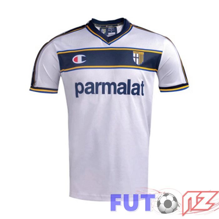 Camiseta Parma Calcio 1913 Retro Segunda Blanco 2002-2003