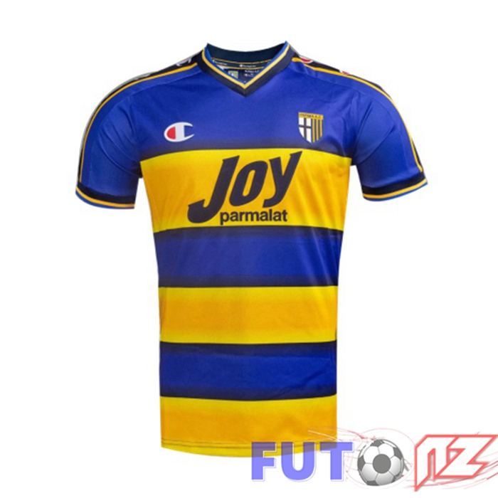 Camiseta Parma Calcio 1913 Retro Primera Azul Amarillo 2001-2002