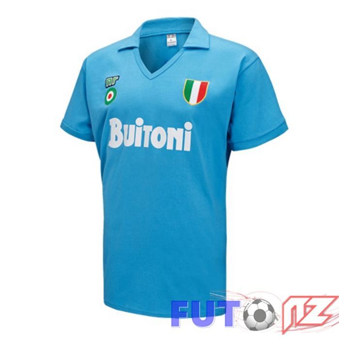 Camiseta SSC Napoli Retro Primera Azul 1987-1988