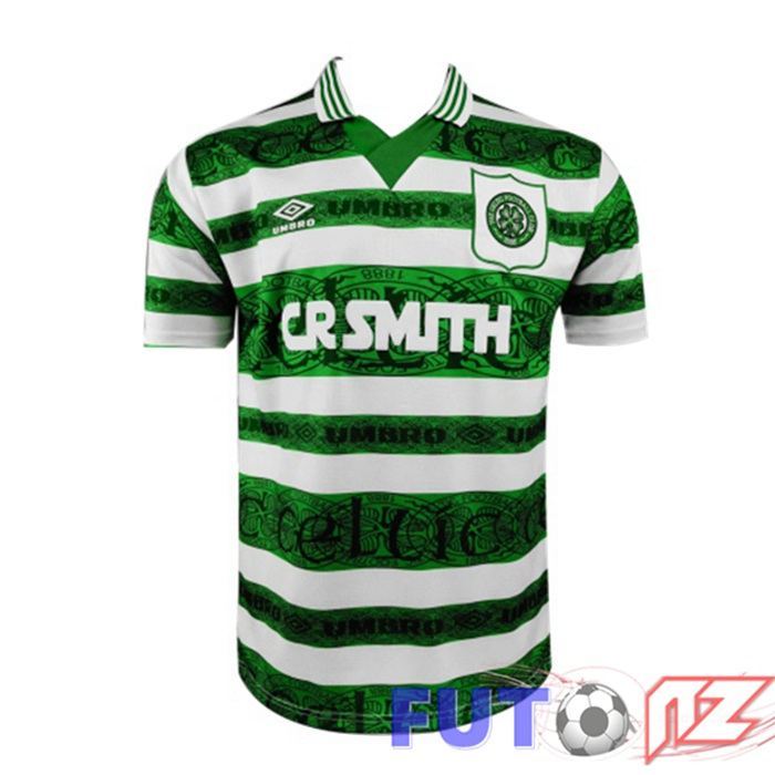 Camiseta Celtic FC Retro Primera Verde Blanco 1995-1997