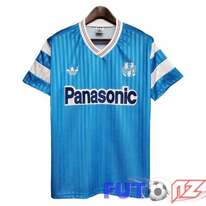 Camiseta Marsella OM Retro Segunda Azul 1990