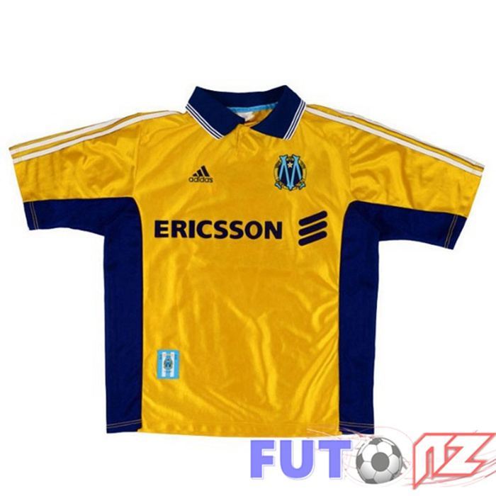 Camiseta Marsella OM Retro Segunda Amarillo 1998-1999