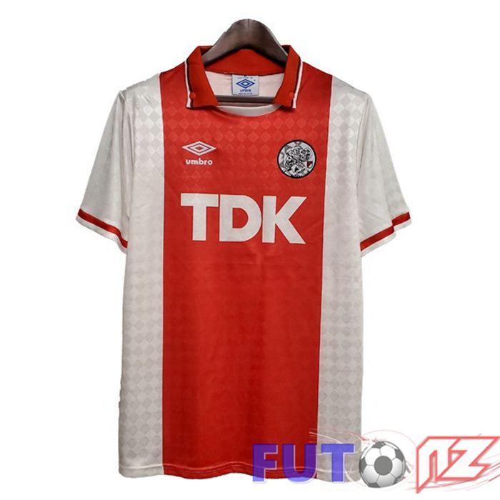 Camiseta AFC Ajax Retro Primera Rojo 1990-1992