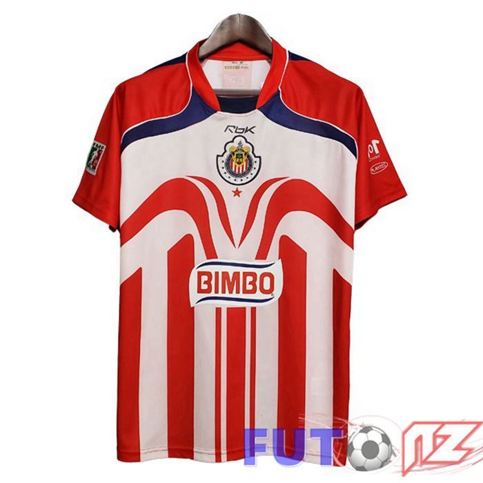 Camiseta CD Guadalajara Retro Primera Rojo 2006-2007