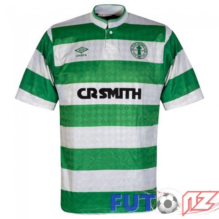 Camiseta Celtic FC Retro Primera Verde Blanco 1987-1989