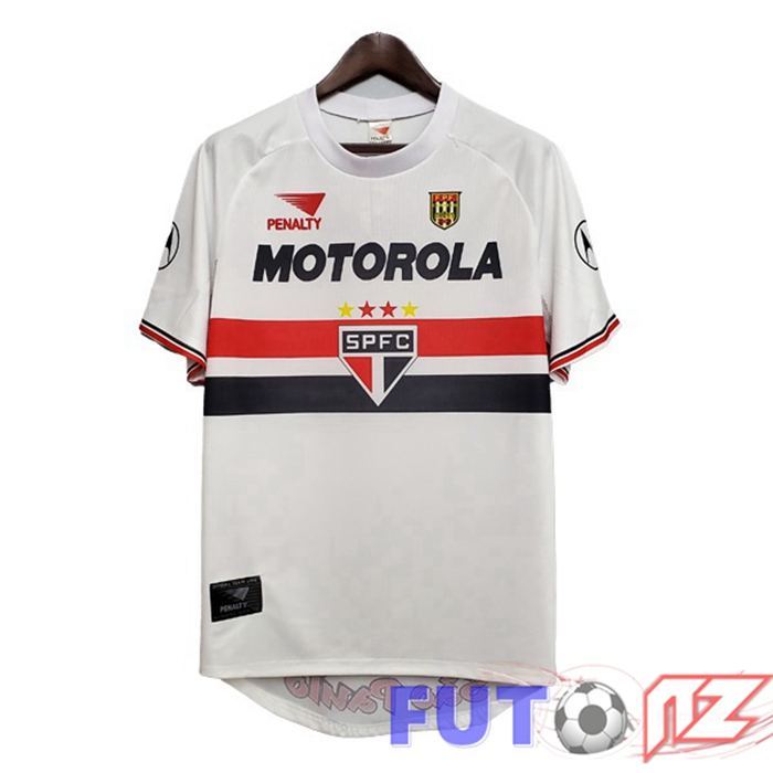 Camiseta Sao Paulo FC Retro Primera Blanco 1999-2000